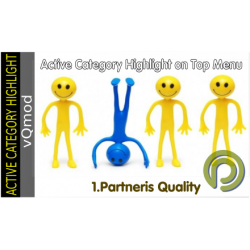 Active Category Highlight in Categories Menu - vQmod extension for Opencart Active Category Highlight in Categories Menu - vQmod extension for Opencart
