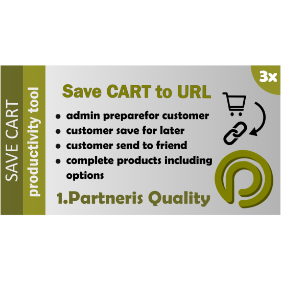 Save Cart As Link for Opencart 3.x Save Cart As Link for Opencart 3.x