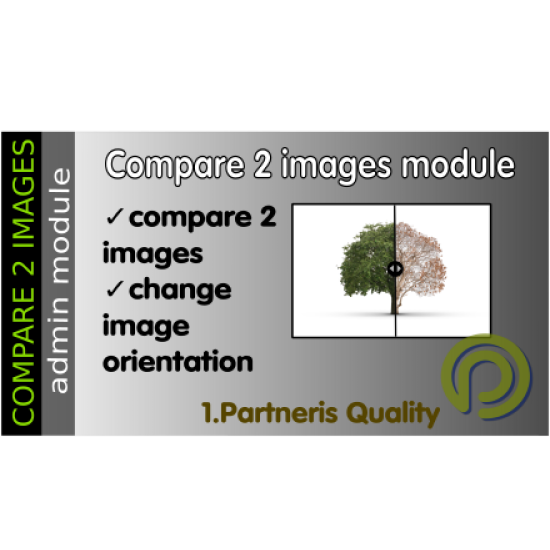 Compare 2 images module for Opencart 3x
