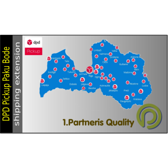 DPD Pickup Paku Bode Shipping Extension for Opencart 1.5x and 2.x DPD Pickup Paku Bode Shipping Extension for Opencart 1.5x and 2.x