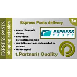 Express Pasts Shipping Extension for Opencart version 3.x Express Pasts Shipping Extension for Opencart version 3.x