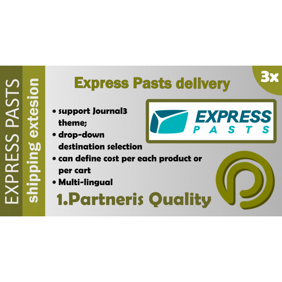 Express Pasts Shipping Extension for Opencart version 3.x Express Pasts Shipping Extension for Opencart version 3.x