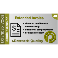 Extended invoice (bi-lingual PDF invoice) for OpenCart 3x Extended invoice (bi-lingual PDF invoice) for OpenCart 3x
