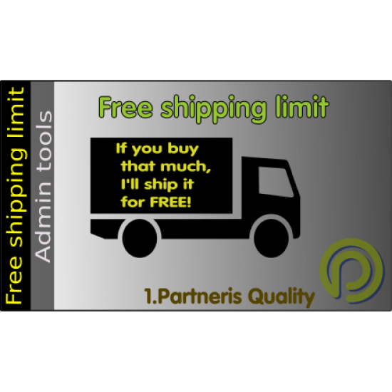 Free shipping limit for OpenCart 2.x  Free shipping limit for OpenCart 2.x