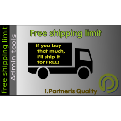 Free shipping limit for OpenCart 3.x  Free shipping limit for OpenCart 3.x