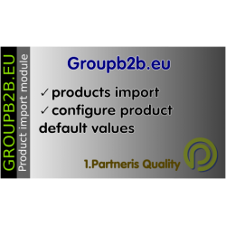 Groupb2b.eu import module for OpenCart 3.x Groupb2b.eu import module for OpenCart 3.x