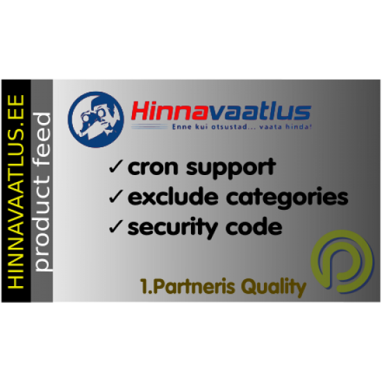  Hinnavaatlus.ee product feed OpenCart 2.x