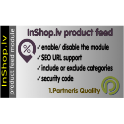 Inshop product feed for Opencart 2.x  Inshop product feed for Opencart 2.x