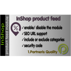 Inshop product feed for Opencart 3.x  Inshop product feed for Opencart 3.x