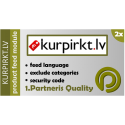 KurPirkt.lv Product Feed for Opencart versions 1.5.x and 2.x KurPirkt.lv Product Feed for Opencart versions 1.5.x and 2.x