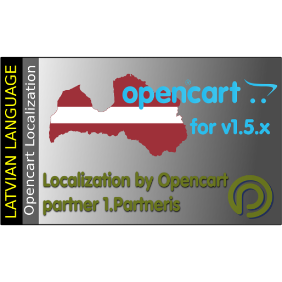 Latvian language pack for Opencart 1.5.x Latvian language pack for Opencart 1.5.x