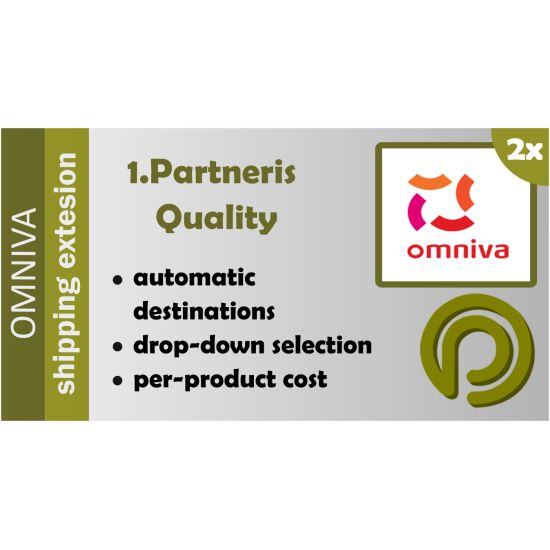 Omniva Shipping Extension for Opencart versions 1.5.x and 2.x Omniva Shipping Extension for Opencart versions 1.5.x and 2.x