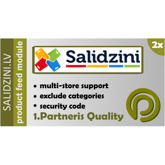 Salidzini.lv Product Feed for Opencart 2.x Salidzini.lv Product Feed for Opencart 2.x