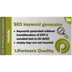 Seo keyword generator module OpenCart 2.x Seo keyword generator module OpenCart 2.x